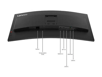 Lenovo Monitor ThinkVision T34WD-40 34" VA Ultrawide QHD 4ms 300cd 3000:1 120Hz Dock HUB Tilt Swivel Lift