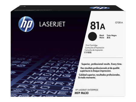 HP CF281A Toner HP 81A Black MFP M630
