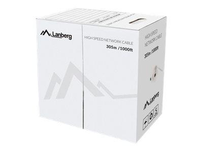 LANBERG LAN cable UTP cat.6 305m solid CU fluke passed
