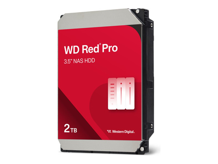 WDC WD2002FFSX Dysk twardy WD Red Pro, 3.5, 2TB, SATA/600, 7200RPM, 64MB cache