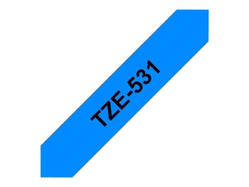 BROTHER TZE531 Taśma Brother 12mm BLACK ON BLUE