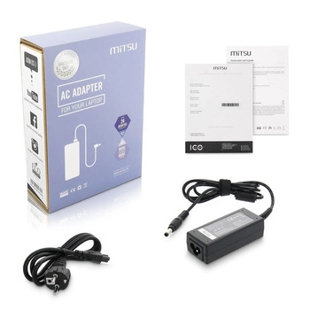 Zasilacz sieciowy Mitsu 20V 4.5A (5.5x2.5) 90W do notebooka Fujitsu, Gateway, Lenovo