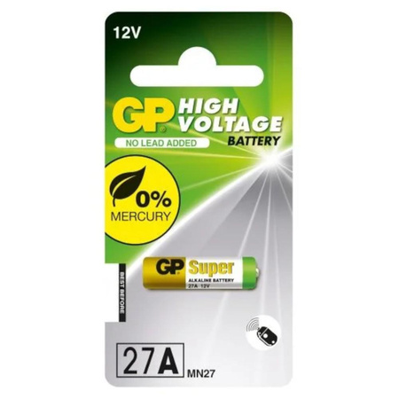 Bateria do pilota samochodowego GP 27A MN27 blister 1 szt. 