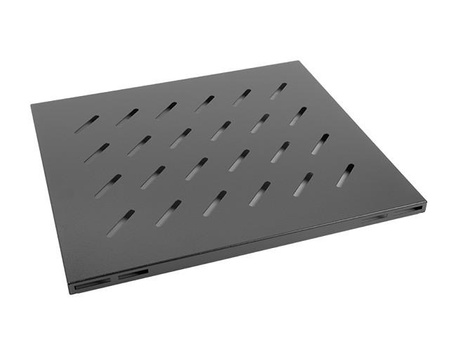 Półka do szaf 19'' 800mm 1U 465x500mm czarna 