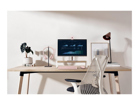 LOGITECH H390 Headset on-ear wired USB-A rose