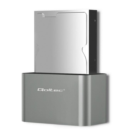 Stacja dokująca Qoltec dysków HDD/SSD | 2.5" / 3.5" SATA | USB 3.0 