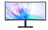 Monitor 34 cale ViewFinity S65VC VA 3440x1440 UWQHD 21:9 1xHDMI 1xDP 1xUSB-C (90W) 2xUSB 3.0 LAN (RJ45) 5ms HAS Webcam głośniki zakrzywiony 3YOS