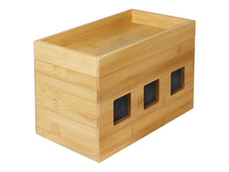 LOGILINK KAB0076 Cable box 255x140x165 mm bamboo