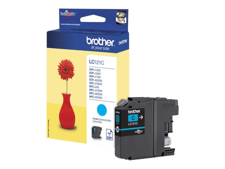 BROTHER LC121C Tusz Brother LC121C cyan 300str DCP-J552DW / MFC-J470DW