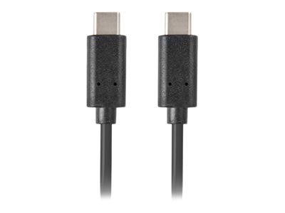 LANBERG CA-CMCM-10CU-0005-BK Lanberg kabel USB-C M/M 2.0 0.5M Czarny