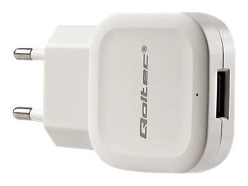QOLTEC 50193 Qoltec Ładowarka sieciowa 12W 5V 2.4A USB białe
