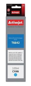 Activejet AE-664C Tusz (zamiennik Epson T6642; Supreme; 100 ml; niebieski)