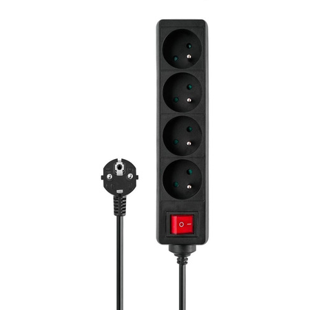 Listwa zasilająca 4 gniazda, 3 m, LZ-14 