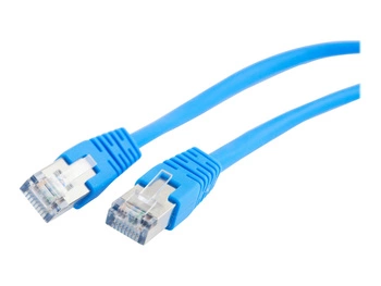 GEMBIRD patchcord RJ45 osłonka zalewana kat 5e FTP 0.5m niebieski