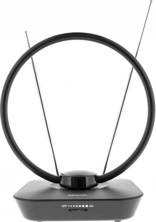 Antena wewnętrzna SDA 102 DVB-T2/T Zysk 20db,Imp 75 OHM,4G LTE 