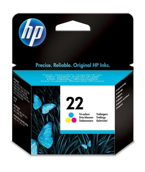 HP 22 TRI-COLOR ORIGINAL INK/EN/RU/FR/PL/CZ/HU CARTRIDGE