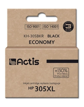 Actis KH-305BKR Tusz (zamiennik do HP 305XL 3YM62A; Standard; 20 ml; czarny)