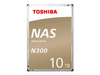 TOSHIBA HDWG11AEZSTA Dysk twardy Toshiba N300, 3.5, 10TB, SATA/600, 7200RPM, 256MB, BOX