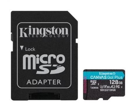 Karta pamięci microSD 128GB Canvas Go! Plus 170/90MB/s Adapter