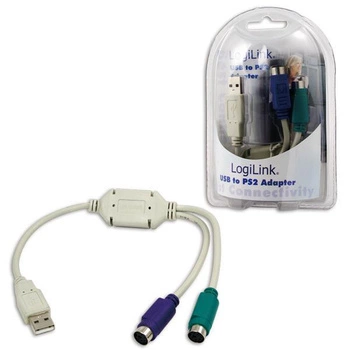 Adapter USB LogiLink AU0004A USB > 2x PS/2