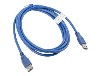 LANBERG CA-US3E-10CC-0018-B Lanberg przedłużacz kabla USB 3.0 AM-AF 1.8m niebieski