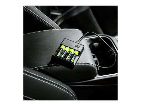 GREEN CELL Zestaw Ładowarka VitalCharger i 4x akumulatorki AAA Ni-MH 800mAh