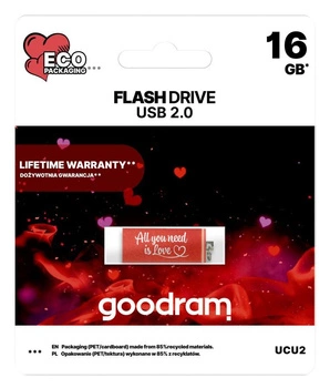 Pendrive CUBE 16GB USB2.0 - Valentine