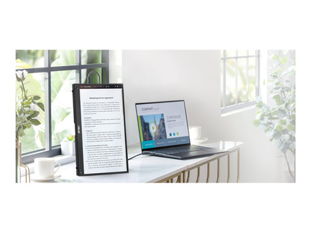 ASUS ZenScreen Touch MB16AMTR portable monitor 15.6inch IPS FHD WLED 16:9 60Hz 250cd/m2 5ms HDMI USB-C 2x1W Speakers Black+Dark Gray