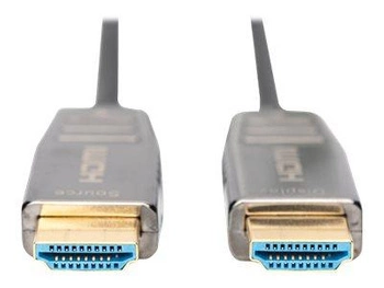 ASSMANN HDMI AOC Hybrid-fiber connection cable Type A M/M 10m UHD 8K60Hz CE gold bl