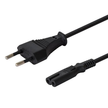 Kabel zasilający SAVIO CL-100 2pin, 1,8m