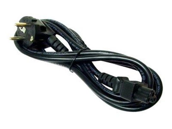 AKYGA Kabel zasilający do notebooka AK-NB-08A koniczynka IEC C5 CEE 7/7 250V/50Hz 1m