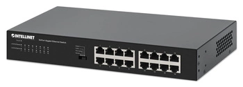 Switch niezarządzalny Intellinet 16x 10/100/1000 Mbps desktop/Rack 19" manual VLAN