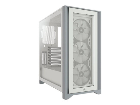 CORSAIR iCUE 4000X RGB Tempered Glass Mid-Tower White case