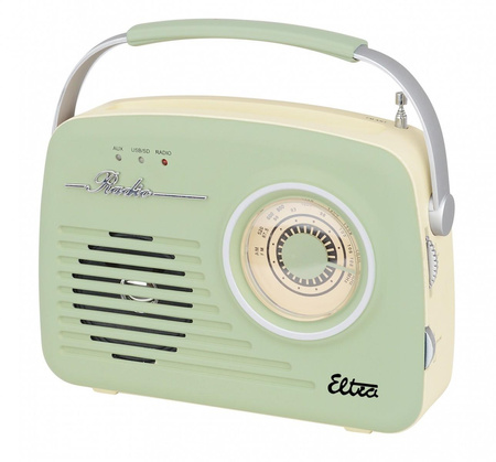 Radio LUIZA RETRO SP-11 MP3 USB SD Mięta 