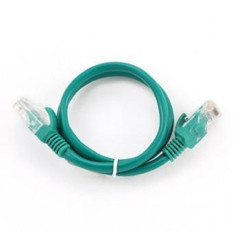 Patch cord kat.5e osłonka zalewana 1.5M zielony 
