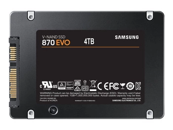 SAMSUNG 870 EVO 4TB SATA III 2.5inch SSD 560MB/s read 530MB/s write