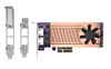 Karta rozszerzeń QM2-2P2G2T QM2 2 x PCIe 2280 M.2 SSD 