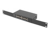 LANBERG switch rack 10inch/19inch 16-port 1GB RSGE-16 unmanaged
