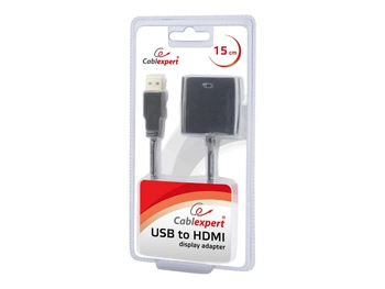 GEMBIRD A-USB3-HDMI-02 Gembird Adapter USB 3.0 -> HDMI(full HD), czarny