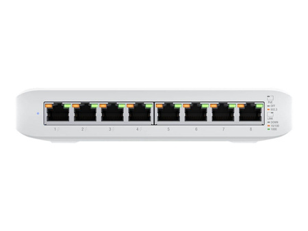 UBIQUITI UniFi Switch Lite 8 Gigabit RJ45 ports including 4x 802.3at PoE+