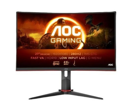 Monitor C27G2Z3 27 cali Zakrzywiony Fast VA 280Hz HDMIx2 DP HAS 