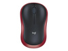 LOGITECH M185 Mouse optical wireless 2.4 GHz USB wireless receiver red