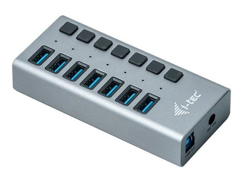 ITEC U3CHARGEHUB7 i-tec USB 3.0 Charging HUB 7port z Zasilaczem 36W 7x USB 3.0 port ładujący