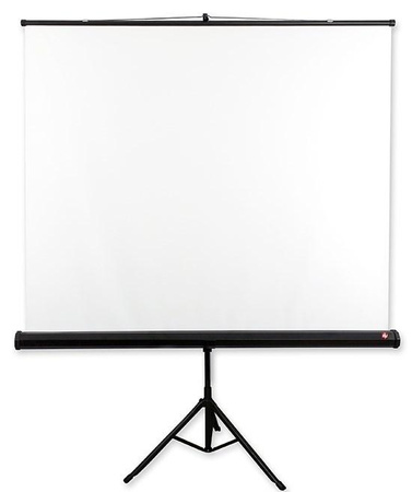 Ekran projekcyjny na stojaku AVTEK Tripod Standard 200 (rozwijane ręcznie; 200 x 200 cm; 1:1; 111”)