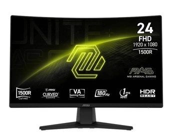 Monitor MAG 242C 23.6 cala/LED/FHD/Curve/180Hz/Black