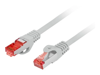 LANBERG Patchcord kat.6 FTP LSZH CU 0.25m szary Fluke passed