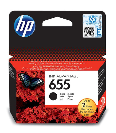 INK CARTRIDGE NO 655 BLACK/HU