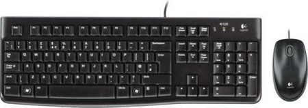 Zestaw przewodowy klawiatura + mysz Logitech Desktop MK120 USB czarny