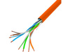 Kabel LAN UTP 100Mb/s 305m drut cca pomarańczowy