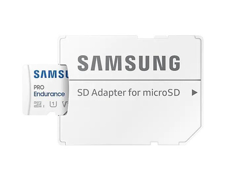 SAMSUNG PRO Endurance microSD 32GB UHS-I U1 Class10 R100/W30 up to 17520 hours incl SD Adapter 2022 (P)